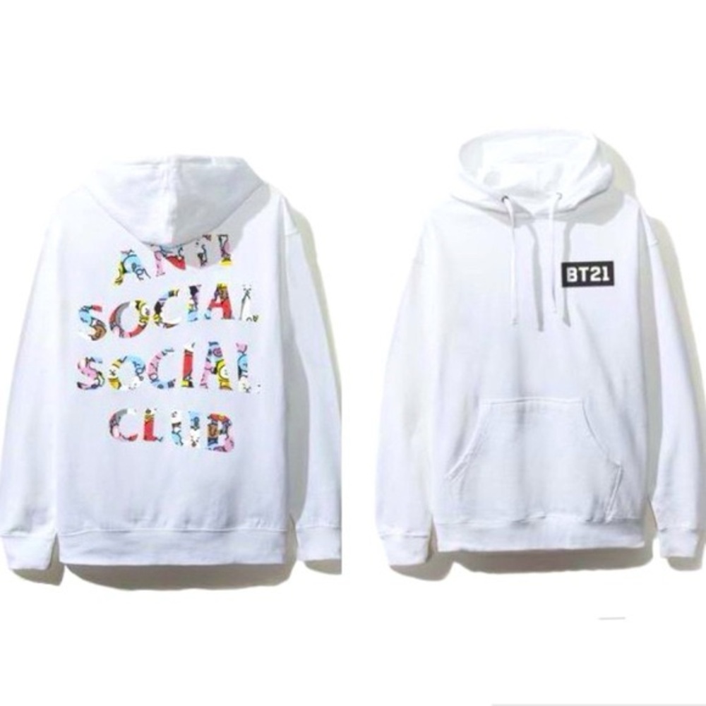 BNWT B21 ANTI SOCIAL CLUB HOODIE L